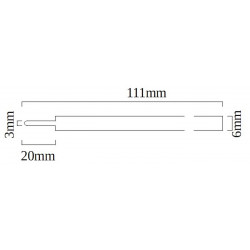 bleu foncé 0,3mm JF-0.3 Recharge RJF3-FB par Zebra