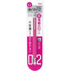 pink 0.2mm ORENZ Mechanical Pencil XPP502-P by Pentel