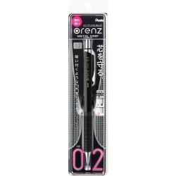 black 0.2mm ORENZ Mechanical Pencil with metal grip XPP1002G2-A by Pentel