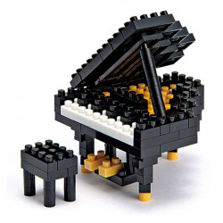 Grand Piano (black) NBC-017 NANOBLOCK | Miniature series