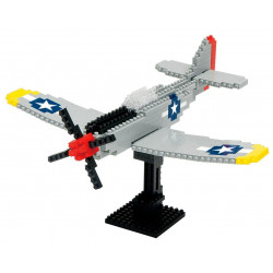 Airplane P-51 Mustang NBC-005 NANOBLOCK | Medium series