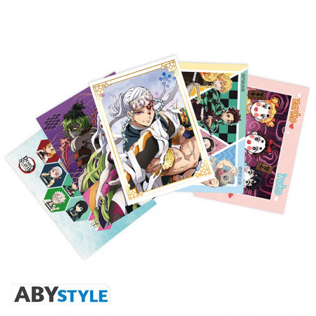 Demon Slayer - 5 Postcards - Entertainment District Arc