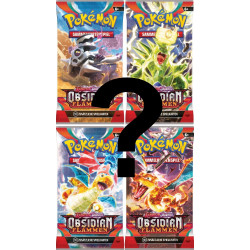 Obsidian Flammen 1 Booster - Karmesin & Purpur Pokémon Karten [auf Deutsch]