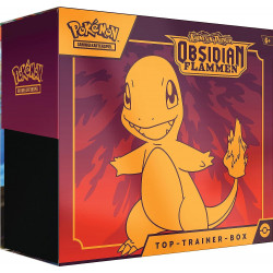 [en allemand] Obsidian Flammen Top Trainer Box - Karmesin & Purpur Top Trainer Box - Cartes Pokémon