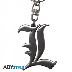 Death Note 3D Keychain - L Symbol