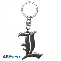 Death Note 3D Schlüsselanhänger - L-Symbol