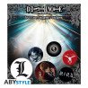 Death Note - Lot de 6 broches pin badges