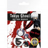 Tokyo Ghoul - Lot de 6 broches pin badges