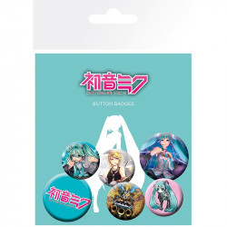 Hatsune Miku - Lot de 6 broches pin badges