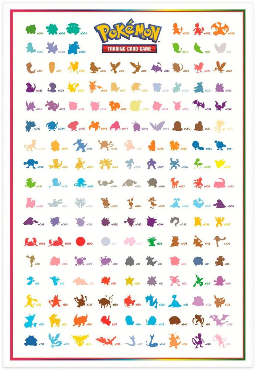 German edition] 151 Poster collection - Pokemon Cards