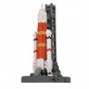 Rocket and Launch Pad NBH-236 NANOBLOCK | Middle Series