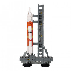 Rocket and Launch Pad NBH-236 NANOBLOCK | Middle Series