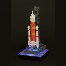 Rocket and Launch Pad NBH-236 NANOBLOCK | Middle Series