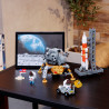 Rocket and Launch Pad NBH-236 NANOBLOCK | Middle Series