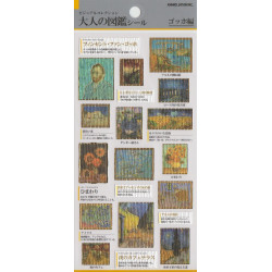 « Vincent van Gogh » Otonano-Zukan autocollants en papier