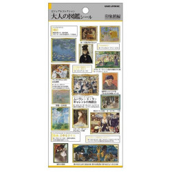 'Impressionism' Otonano-Zukan Paper stickers