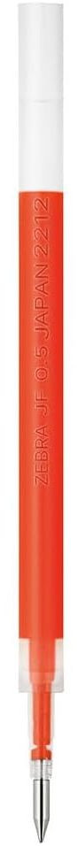 Zebra Gel-Kugelschreiber Mine JF-0.5 – 10 Stück Rot, 0,5 Mm Für Sarasa Clip & Sarasa