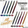 Sarasa Clip Vintage Set N°1 with 5 pens (rechargeable) JJ15-5C-VI-N by Zebra