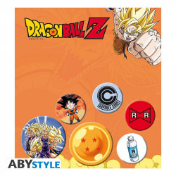 Dragon Ball Z - Lot de 6 broches pin badges