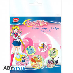 Sailor Moon - Lot de 6 broches pin badges