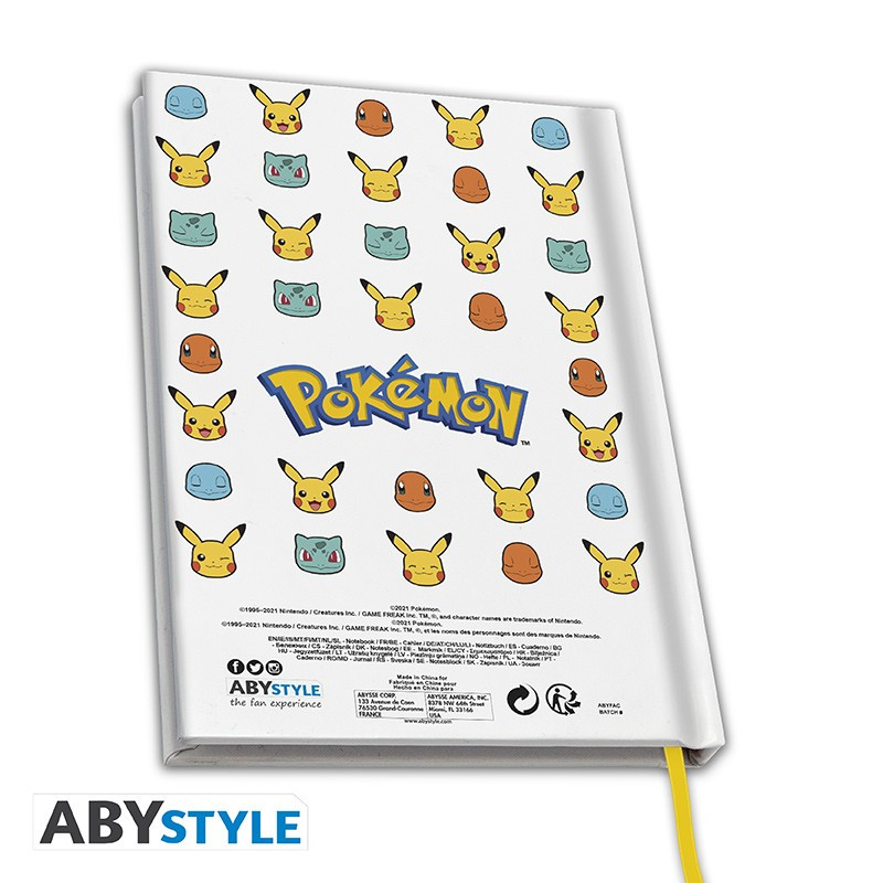 Pokémon A5 Notebook - Starters