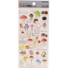 'Mushrooms' Otonano-Zukan Paper stickers