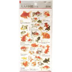 'Goldfish' Otonano-Zukan Paper stickers