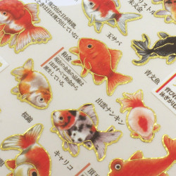 'Goldfish' Otonano-Zukan Paper stickers