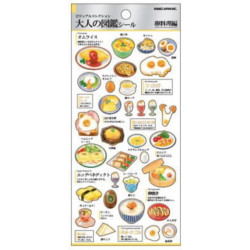 'Egg dishes' Otonano-Zukan Paper stickers