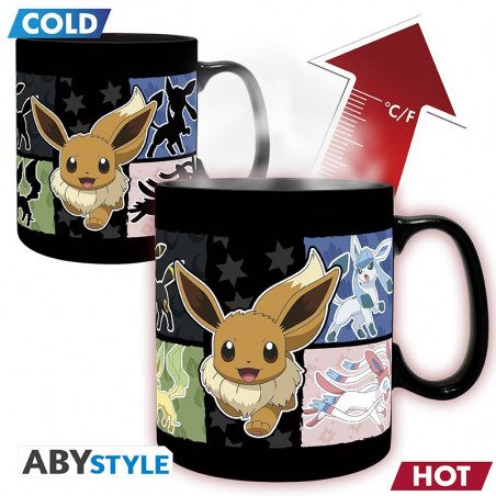 large heat change Magic Mug with Eevee - Pokémon