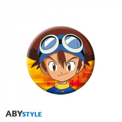 Digimon - Set mit 6 Button Badges - Tai und Matt