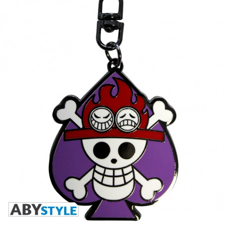 One Piece Schlüsselanhänger - Totenkopf Ace