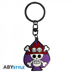 One Piece - porte-clés Skull Ace