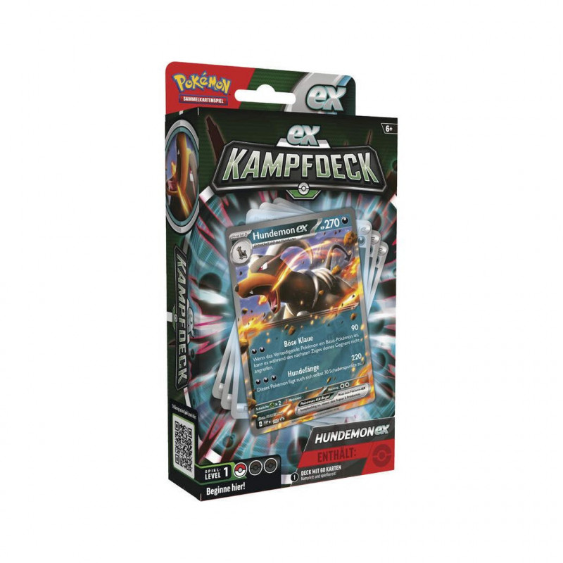 [en allemand] Kampfdeck avec Hundemon-ex - cartes Pokemon