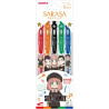 Spy×Family Sarasa Clip Set of 5 (rechargeable) JJ15-5CSF by Zebra