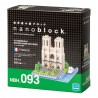 NANOBLOCK Sights to See series: Cathédrale Notre-Dame de Paris NBH-093