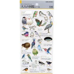 'Birds' Otonano-Zukan Paper stickers