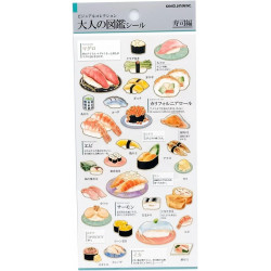 'Sushi' Otonano-Zukan Papier Aufkleber
