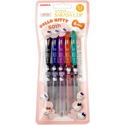 Hello Kitty Sarasa Clip Set à 5 couleurs (rechargeables)...