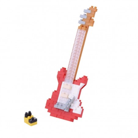 NANOBLOCK Mini series: Electric Guitar Red NBC-171