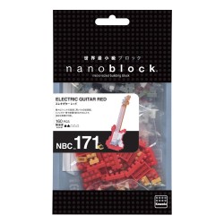 NANOBLOCK Mini series: Electric Guitar Red NBC-171