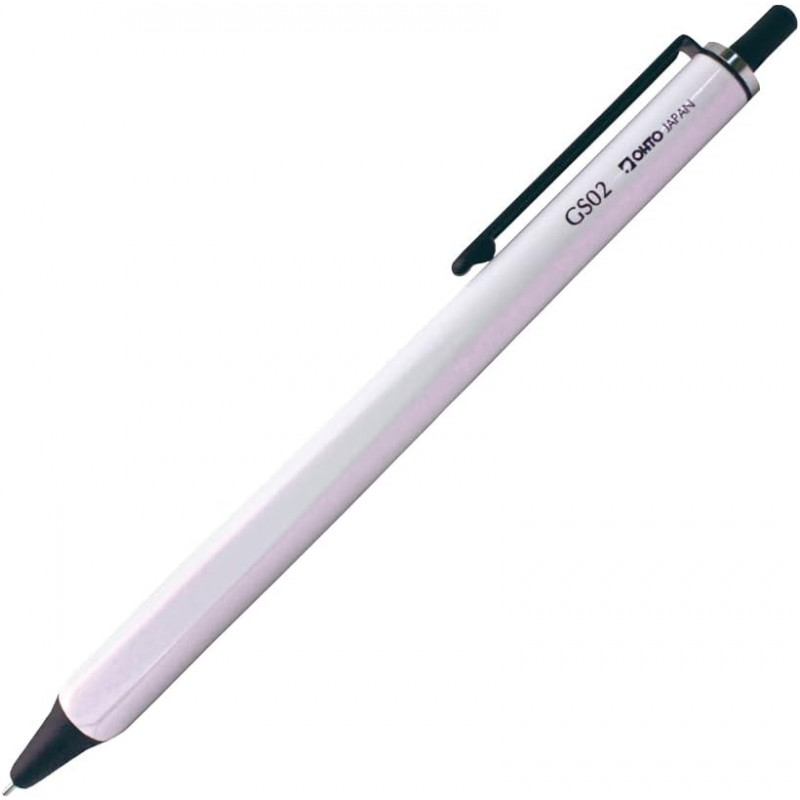 GS02 white - mechanical ballpoint pen GS02-G5 (refillable) by Ohto