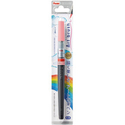 coral pink Art Brush Pen, Dye Ink, refillable | XGFL-165 by Pentel