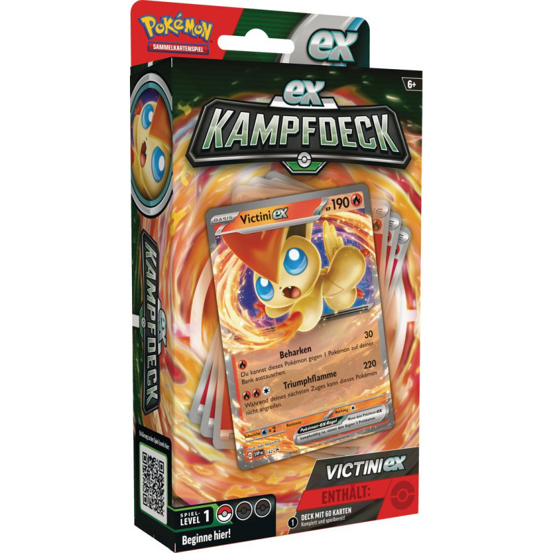 [German edition] Kampfdeck with Victini-ex - Pokemon Cards