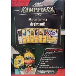 [en allemand] Kampfdeck avec Miraidon-ex - cartes Pokemon