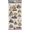 'Castles of Japan' Otonano-Zukan Paper stickers