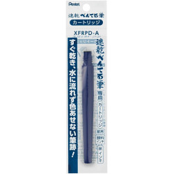 Refill: black XFRPD-A pigment fast drying ink for brush pens by Pentel