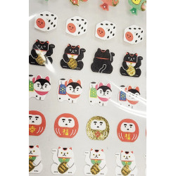 'Nippon Ippai: Good Luck Charms' washi paper stickers