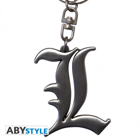 Death Note - L Symbol 3D Keychain