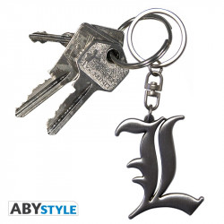 Death Note - L Symbol 3D Keychain